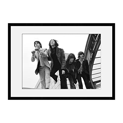 Le cadeau des Beatles – L’impression des Beatles – Le single des Beatles Hey Jude – Cadre de galerie | A2 (59.4×41.9cm… - Les Beatles, Paul McCartney, John Lennon, RIngo Starr, George Harrison Le cadeau des Beatles - L'impression des Beatles - Le single des Beatles Hey Jude - Cadre de galerie | A2 (59.4x41.9cm…