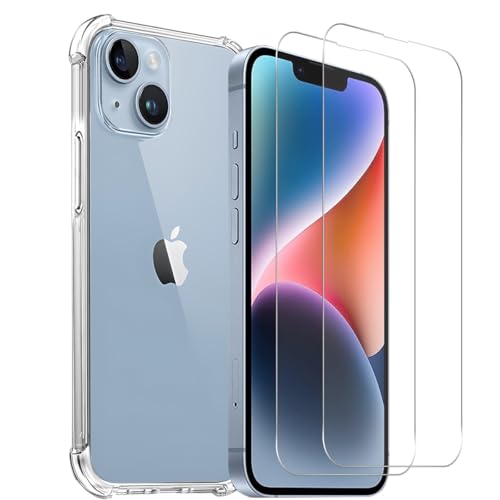 Amazon | iPhone 14 ケース + ガラスフィルム 【国産旭硝子素材