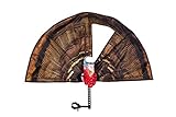 Turkey Reapers THE TOMINATOR 3 IN 1 Turkey Decoy, Bow and Gun Mount, Ground Stake, 3D Head, Photo Realistic Strutting Fan, and Free DVD
