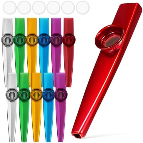 Pocket Kazoo For Parties FENGGUIQU 1 Set Metal Kazoos Musical ...