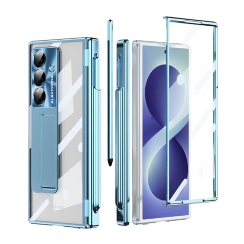 Coque de protection intégrale Galaxy Z Fold 8 luxe en polycarbonate galvanisé