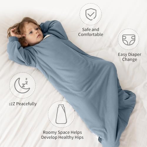 Image of BubblePanda Rayon Made from Bamboo Sleep Sack 6-12 Months 1.5 Tog Baby