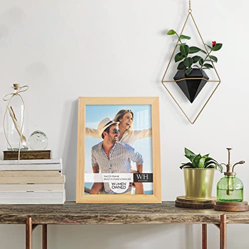Renditions Gallery 8X10 Inch Picture Frame Nature Wood Grain Frame, High-End Modern Style, Made Of Solid Wood And High Definition Glass For Wall And Tabletop Photo Display #TOP1