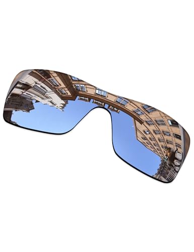 Image of Lenses Replacement for Oakley Batwolf OO9101 Sunglass - Chrome MirrorCoat Polarized