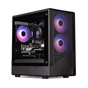 HORIZON Gaming PC Tower | AMD Ryzen 5 5500 | NVIDIA RTX 5060 8GB | 16GB 3200Mhz RAM | 1TB NVMe SSD | 650W PSU | Level 5 ARGB Black Gaming PC Case | VR Ready | WiFi | Windows 11