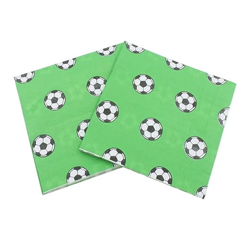 KALLORY 120 Pçs Guardanapos De Aniversário Festa De Aniversário Guardanapo De Tecido Guardanapos De