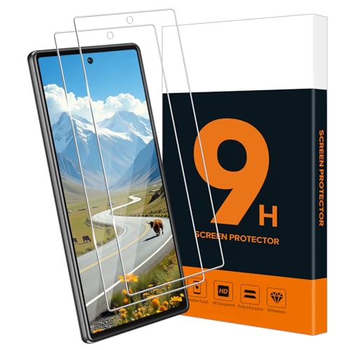 Carantee 2 Stück Schutzfolie für Panzerglas für Google Pixel 6 5G Ultra-klar 0.33mm 9H Härte Anti-Kratzer Anti-Bläschen Pixel 6 Displayschutzfolie 2.5D Rand Hüllenfreundlich Anti-Schock Schutzglas