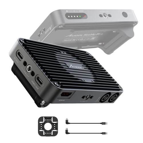 Accsoon SeeMo Pro Video Capture Adapter, SDI HDMI 1080P 60FPS, HDMI to USB-C Video Monitor, Real-time Monitoring/Livestreaming/Recording, Turning Phone into Monitoring, Power iOS Devices