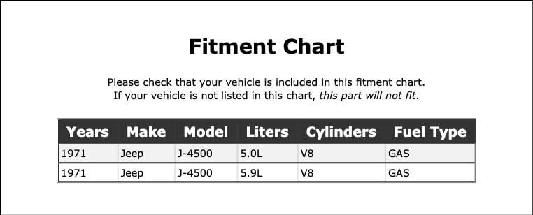 Miniatura 2 de Dirección asistida a la bomba de aire accesorio correa de transmisión compatible con Jeep J-4500 Gas 1971 PC-306698