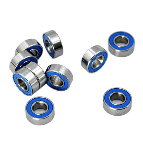 Roulement à billes SMR115 2RS en acier inoxydable 5x11x4 mm pour modélisme - Lot de 10