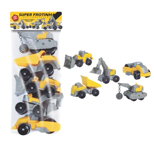 Kit Construção Solapa 5 Peças Trator Construção Brinquedo