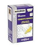 Uso interno y externo. MAURER 14010300 Edil Cemento Blanco (Caja 1 kg.), Multicolor