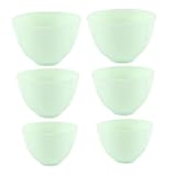FRCOLOR Silicone Facial Bowl Set 6pcs Mask Mixing Bowls Non-slip and Safe for Beauty Diy