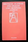  Jahrbuch 1997 (Deutsche Akademie für Sprache und Dichtung. Jahrbuch)