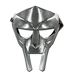 WEST COAST SPARTANS Medieval MF Doom Gladiator Mask For Cosplay Mad-Villain Silver Finish Brass Face Mask