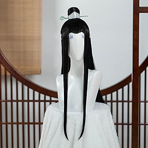 魔道祖師　藍忘機　フルセット　ウィッグ　靴付き Amazon.co.jp: longmucos フルセット コスプレ衣装 藍忘機 ラン