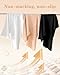 Blueinn Smooth Loose Fitting Anti Chafing Shorts for Under Dresses Women Slip Shorts Seamless Boyshorts Panties nu,S Nude