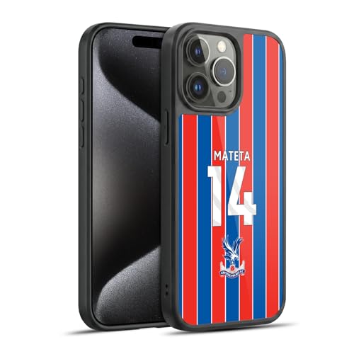 Coque foot iPhone 15 Pro Max Crystal Palace Mateta pour supporter au quotidien