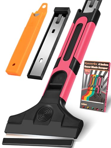 4" Razor Blade Scraper, Scraper Tool with 15pcs Razor Blades,