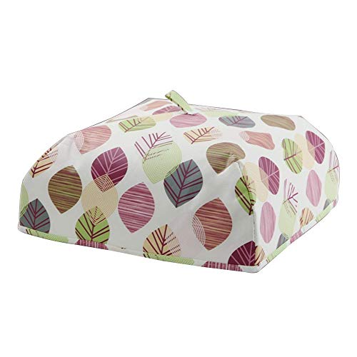 Cubierta de comida Vegetal aislada cubierta alimentos en el hogar cubierta de polvo Prevención de insectos y moscas carpa plegable Alimentación cubierta lavable alimentos for el restaurante al aire li