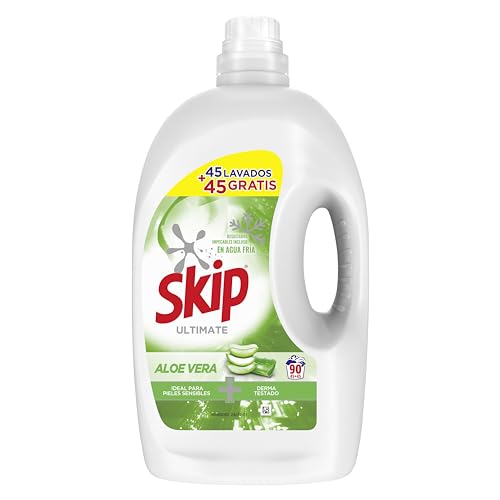 Skip Ultimate Aloe Vera Detergente líquido, 45+45 lavados