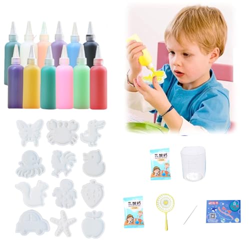 Kit de juguete mágico de elfo de agua, kit de gel de agua de hadas acuáticas, juguete de animales acuáticos, kit creativo de creación de juguetes de agua mágico, kit de gel de agua mágico, regalo de