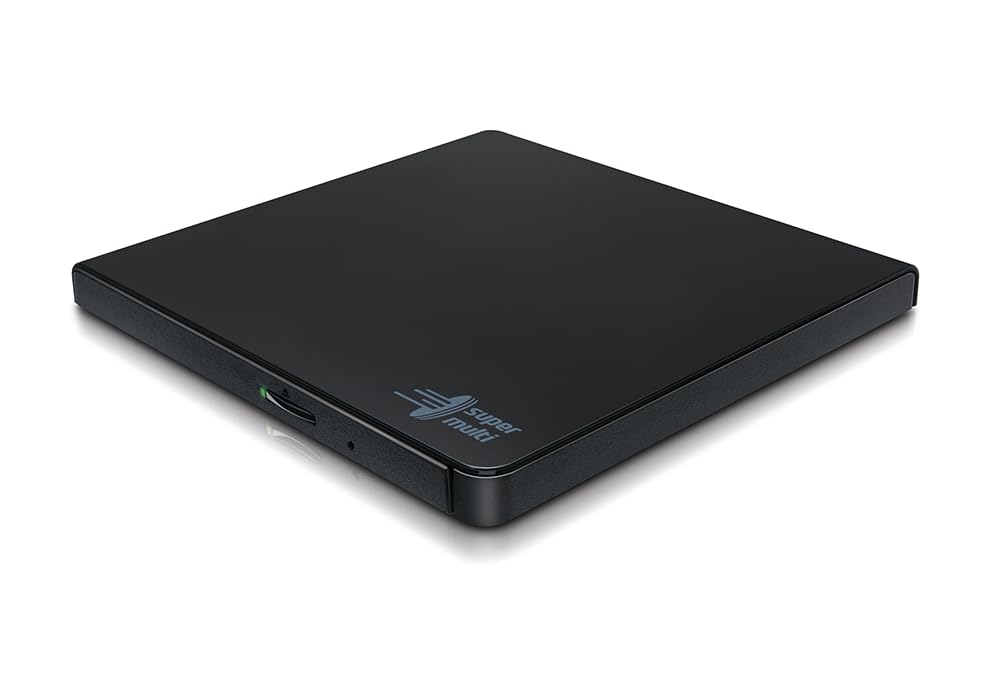 Image of LG GP65NB78 8X USB 2.0 Super Multi Ultra Slim Portable DVD Writer Drive + /-RW External Drive with M-DISC Support - Black