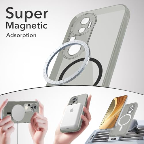 Image of Jkobi Lifetime Anti-Yellow MagSafe Compatible Clear Back Cover Case for Vivo T4 Ultra (Sleek Hard Crystal | Shockproof and Camera Protection)