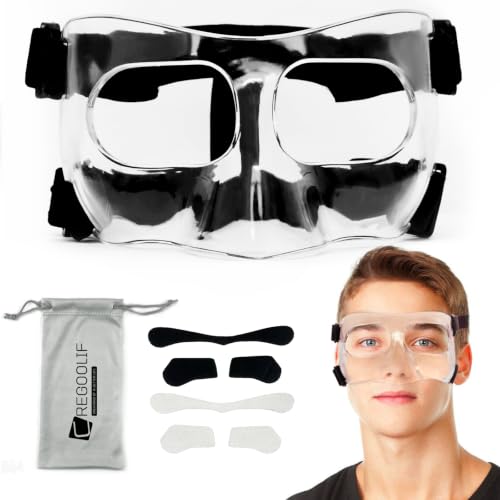 Protective Nose Guard Adjustable Foam Padding Basketball Football Men Women