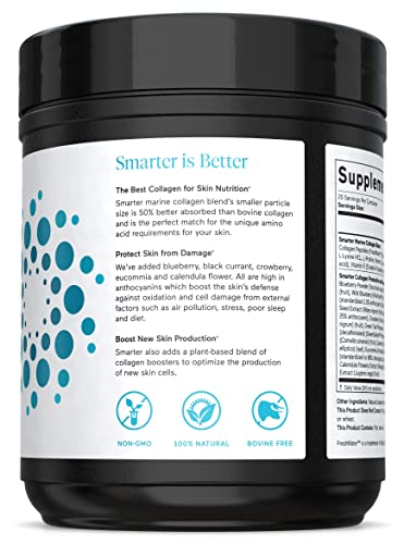 Smarter Skin Collagen - Triple Action Formula For Vibrant, Healthy Skin + Smarter Gut Health Probiotics - Superior Digestive & Immune Support #TOP5