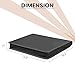 LEATHER VILLAGE Leather Portfolio Organizer - Professional Business Padfolio for Men & Women - Stylish Document Card Holder, Folio for A4/Letter Size Writing Legal Pad, Black