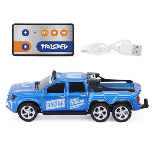 Image of Mini RC Car Remote Controlled Car from 3 4 5 6 Years 2.4GHz Mini RC Cars with Tractor and LED Light 1:64 Scale 3 Speed, Baby Cars Toy Gift