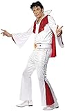 Smiffys, Herren Elvis Kostüm, Hemd, Hose, Umhang und Gürtel, Größe: L, 29151