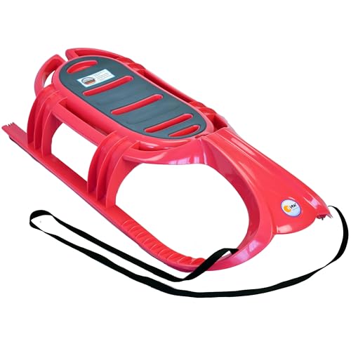 KHW Luge de Ski Unisexe pour Enfant, 21513, Rose Bonbon, 105x47x27 cm
