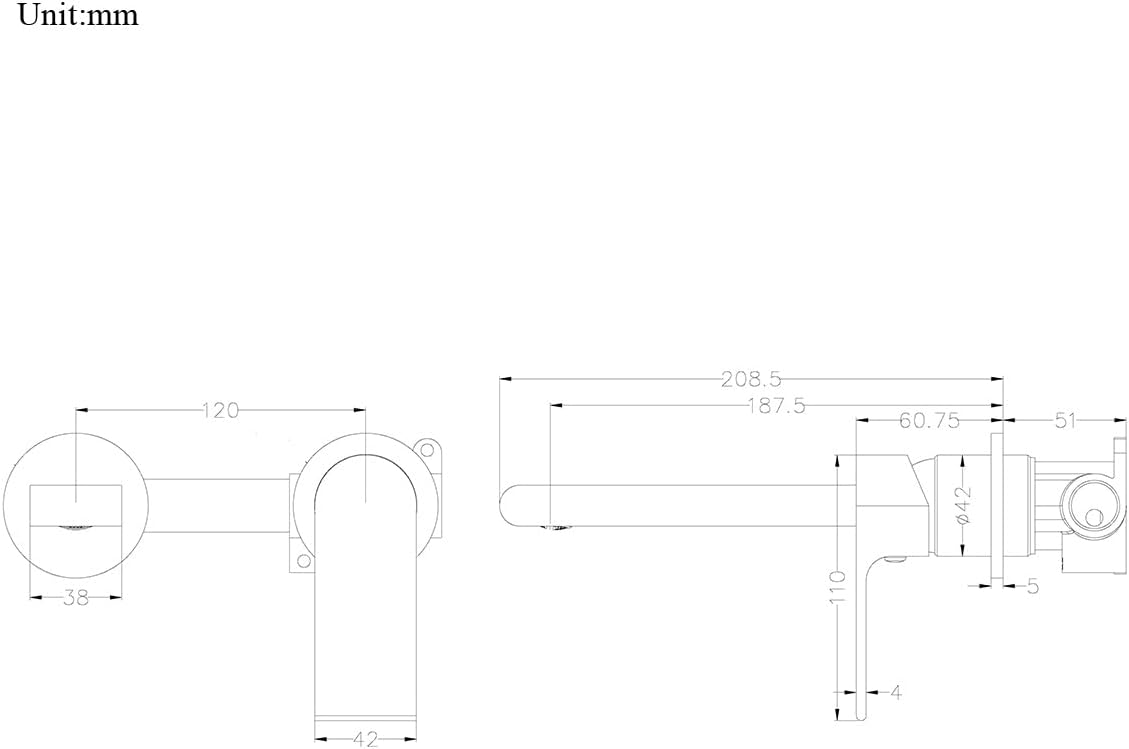 Super Cheap 🛒 ZUKKI Copper Bathtub Faucet Single-Handle Bathroom Fixtures Sink Faucet, Backsplash Wall Mounted Brass Basin Mixer Taps Sink Mixer Tap Hot and Cold Spout Sink Matte Black