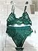 Sonze Women Fashion Charm Sexy Lingerie Set,Women Sexy Lingerie Charming Sleepwear,Lace Sexy Lingerie, Hollow deep V Dark Green Pajamas,Green,M