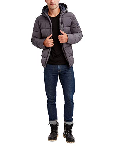 Nautica Men's Brushed Bi-Blend Hooded Parka2