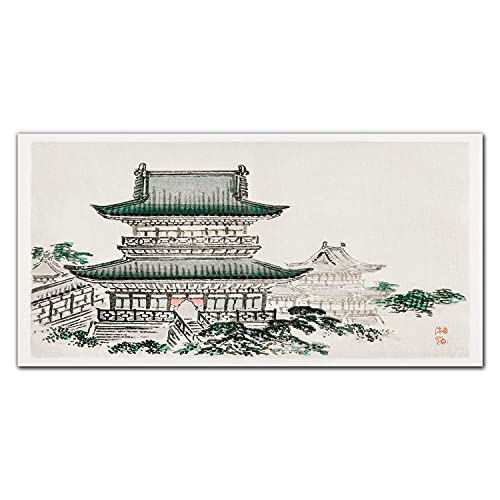 Impression sur verre de temples asiatiques pour créer une ambiance zen dans votre bureau.