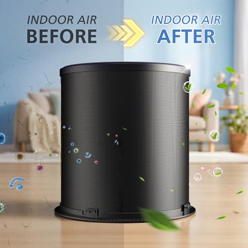 130i Replacement Filter Compatible with Puro 130i Air Purifier for Home Bedroom Pets, for Smoke Pollen Dust Odors and Common Household Pollutants, 2 Pack by ShufudeJa - Image 6