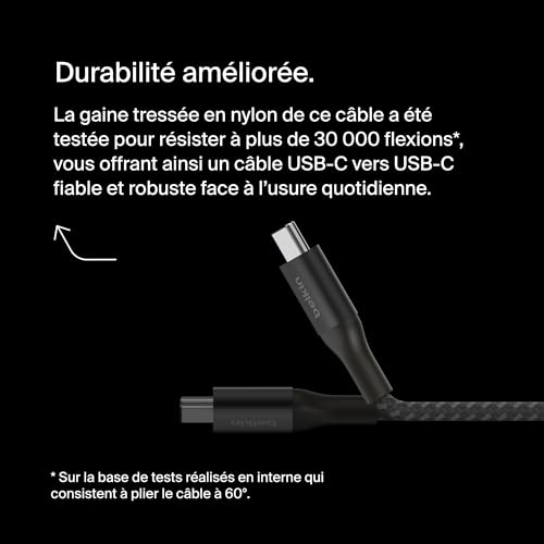 Belkin Câble USB C vers USB C renforcé 2 - vue 10