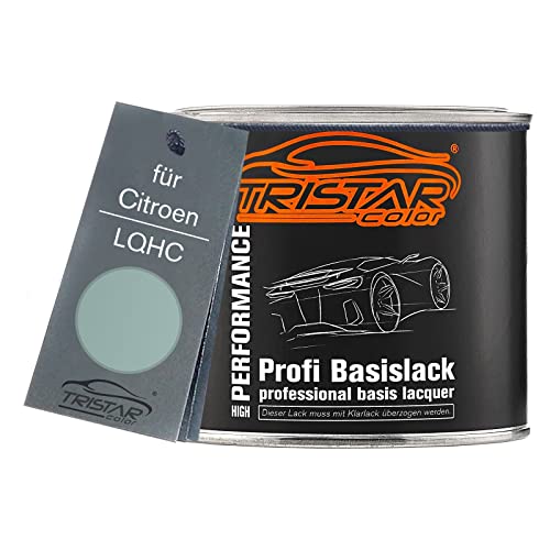 TRISTARcolor Peinture voiture Pot prêt à la pulvérisation pour Citroen LQHC Eau Limpide Metallic peinture de base 0,5 L
