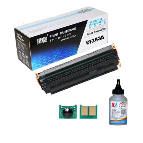 Toner CF283A compatible 125a noir puce pour imprimante Pro MFP M125a M127fn M225dn