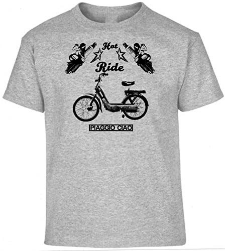 HAOSHI T-Shirt, Piaggio Ciao Pinup, Motorcycle