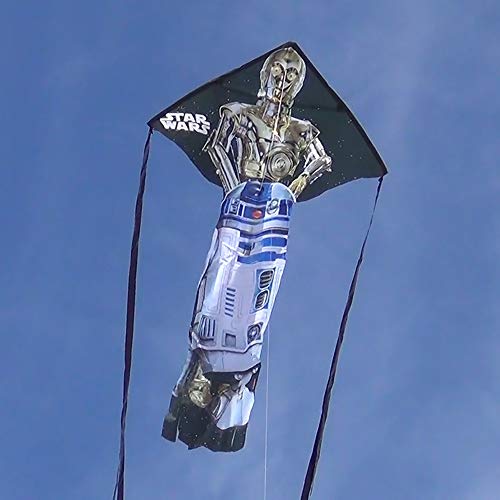 Windnsun Breezyfliers 57 Star Wars Droids R2-D2 & C3Po Nylon Kite, 57 Inches Tall,Multicolour #TOP5