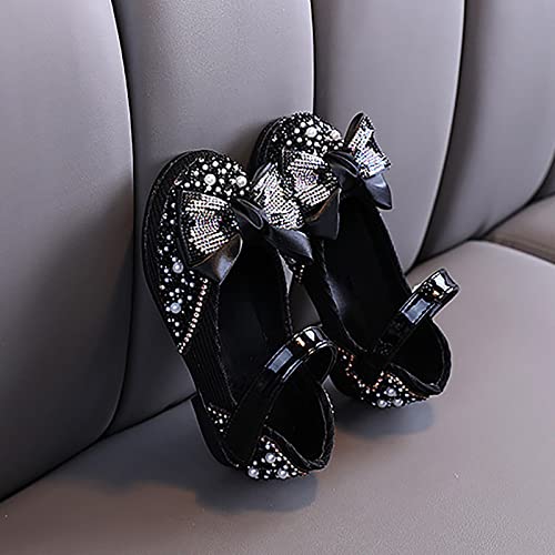 Girls Sandals Slide Girls' Single Shoes Spring And Autumn Casual Colored Diamond Bow Knot Small And Jelly Baby Shoes3