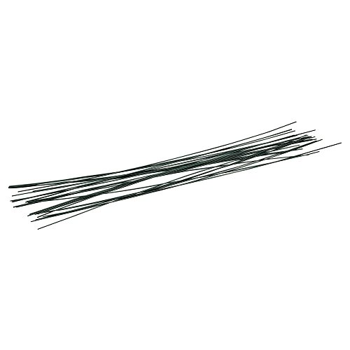 Rayher Fil floral fil de fer à tiger 20 pces 0,30mm ø 1,20mm vert foncé, 2404613