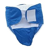 VILLFUL Atmungsaktive Wiederverwendbare Stoffwindel für Erwachsene mit Auslaufsicherem Einstellbarem Klettband Hautfreundlich und Komfortabel für Ältere Menschen bei Starker Inkontinenz