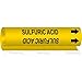Brady 5774-O, 92624 High Performance - Wrap Around Pipe Marker, (Pack of 20 pcs)