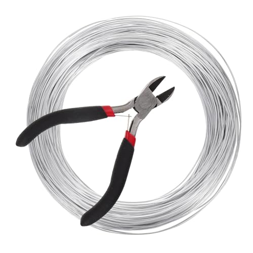 Alambre de aluminio flexible de 1mm para manualidades con alicates de corte