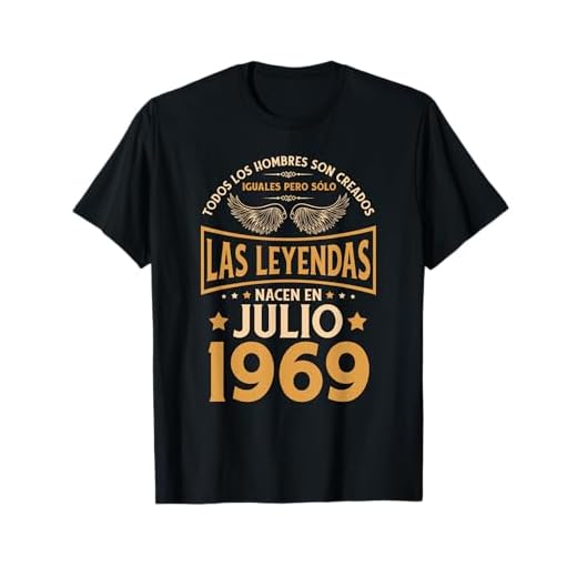 Cumpleaños Hombre Regalos Las Leyendas Julio 1969 Camiseta